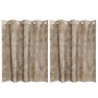 Cortinas de Terciopelo Champagne Poliéster 140 x 140 cm | Foro24.es | Tu tienda online para hogar, jardín y más Foro24.es