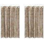 Cortinas de Terciopelo Champagne Poliéster 140 x 175 cm | Foro24.es | Tu tienda online para hogar, jardín y más Foro24.es