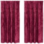 Cortinas de 2 pcs con Ojetes Borgoña 175x140 cm | Foro24.es | Tu tienda online para hogar, jardín y más Foro24.es