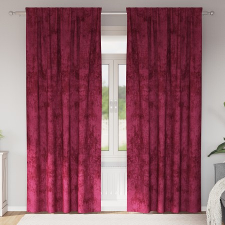Cortinas 2 pcs con Ojetes Borgoña 245x140 cm | Foro24.es | Tu tienda online para hogar, jardín y más Foro24.es
