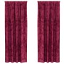 Cortinas 2 pcs con Ojetes Borgoña 245x140 cm | Foro24.es | Tu tienda online para hogar, jardín y más Foro24.es
