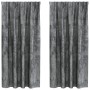 Cortinas 2 pcs con Ojetes Gris 175x140 cm | Foro24.es | Tu tienda online para hogar, jardín y más Foro24.es