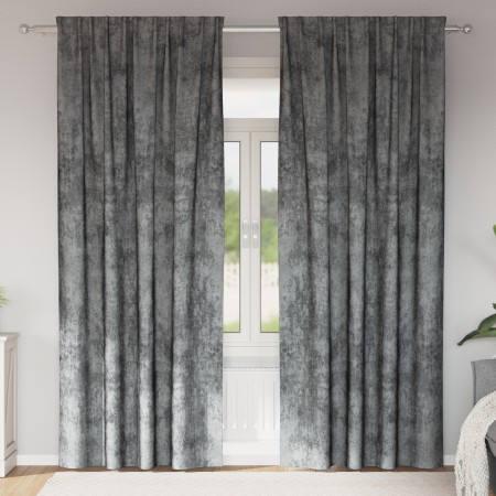 Cortinas 2 pcs con Ojales Gris 260x140 cm | Foro24.es | Tu tienda online para hogar, jardín y más Foro24.es