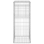 Cesta poste de gaviones de hierro 40x40x100 cm de vidaXL, Postes de cerca - Ref: Foro24-151260, Precio: 41,61 €, Descuento: %