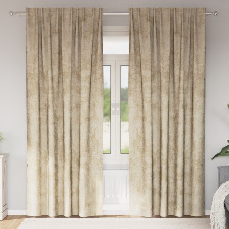Cortinas 2 pcs con Ojetes Crema 245x140 cm | Foro24.es | Tu tienda online para hogar, jardín y más Foro24.es