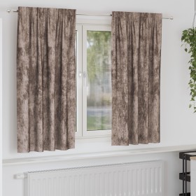 Cortinas de terciopelo 2 pcs con ojales