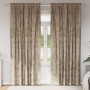 Cortinas de Terciopelo 2 pcs con Ojales Champagne 260x140 cm | Foro24.es | Tu tienda online para hogar, jardín y más Foro24.es