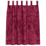 Cortinas de Terciopelo Burdeos Poliéster 140 x 140 cm | Foro24.es | Tu tienda online para hogar, jardín y más Foro24.es
