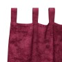 Cortinas de Terciopelo Burdeos Poliéster 140 x 140 cm | Foro24.es | Tu tienda online para hogar, jardín y más Foro24.es