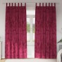 Cortinas de terciopelo 2 pcs con ojales burdeos 260x140 cm | Foro24.es | Tu tienda online para hogar, jardín y más Foro24.es