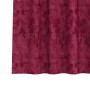 Cortinas de terciopelo 2 pcs con ojales burdeos 260x140 cm | Foro24.es | Tu tienda online para hogar, jardín y más Foro24.es