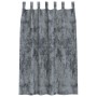 Cortinas de terciopelo de 2 pcs con lazos gris plata 175x140 cm | Foro24.es | Tu tienda online para hogar, jardín y más Foro24.es
