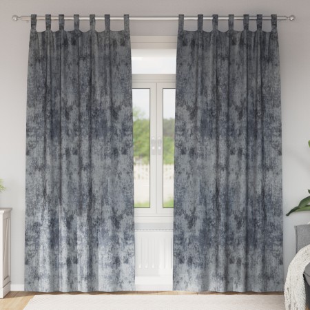 Cortinas de Terciopelo 2 pcs con Ojetes Gris Plata 225x140 cm | Foro24.es | Tu tienda online para hogar, jardín y más Foro24.es