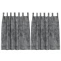 Cortinas de 2 pcs con Ojetes Grises 140x140 cm | Foro24.es | Tu tienda online para hogar, jardín y más Foro24.es