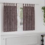 Cortinas de Terciopelo 2 pcs con Ojetes Marrón 140x140 cm | Foro24.es | Tu tienda online para hogar, jardín y más Foro24.es