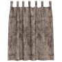 Cortinas de terciopelo 2 pcs con ojales capuchino 140x140 cm | Foro24.es | Tu tienda online para hogar, jardín y más Foro24.es