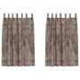 Cortinas de 2 piezas con ojales color capuchino 175x140 cm | Foro24.es | Tu tienda online para hogar, jardín y más Foro24.es