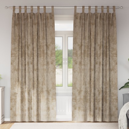 Cortinas de 2 pcs con ojales Champán 225x140 cm | Foro24.es | Tu tienda online para hogar, jardín y más Foro24.es