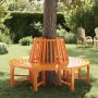 Banco de Árbol al Aire Libre Medio Redondo 160 cm Madera Maciza de Eucalipto by , garden benches - Ref: Foro24-4108060, Price...