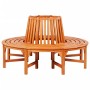 Banco de Árbol al Aire Libre Medio Redondo 160 cm Madera Maciza de Eucalipto by , garden benches - Ref: Foro24-4108060, Price...