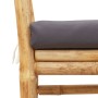 Banco de jardín  de 110 cm con cojín de bambú | Foro24.es | Tu tienda online para hogar, jardín y más Foro24.es