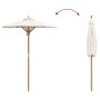 Parasol de jardín blanco crema 150x210 cm bambú | Foro24.es | Tu tienda online para hogar, jardín y más Foro24.es