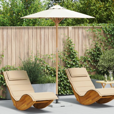 Sombrilla de Jardín Crema Blanca 180x230 cm Bambú | Foro24.es | Tu tienda online para hogar, jardín y más Foro24.es
