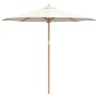 Parasol de Jardín Crema Blanca 270x260 cm Bambú von , Sonnenschirme - Ref: Foro24-4108083, Preis: 85,69 €, Rabatt: %