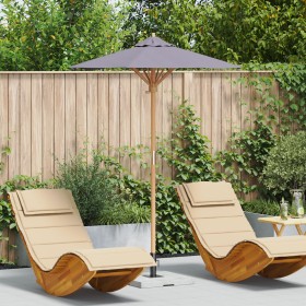 Paraguas de Jardín Gris Oscuro 150x210 cm Bambú von , Sonnenschirme - Ref: Foro24-4108084, Preis: 61,03 €, Rabatt: %