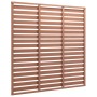 Fence panel with 1 brown WPC post 180x180 cm by vidaXL, fence panels - Ref: Foro24-318109, Price: 167,45 €, Discount: %