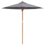 Sombrilla de Jardín Gris Oscuro 217x230 cm Bambú de , Sombrillas - Ref: Foro24-4108086, Precio: 74,69 €