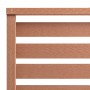 Fence panel with 1 brown WPC post 180x180 cm by vidaXL, fence panels - Ref: Foro24-318109, Price: 167,45 €, Discount: %