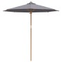 Paraguas de Jardín Gris Oscuro 240x260 cm Bambú | Foro24.es | Tu tienda online para hogar, jardín y más Foro24.es