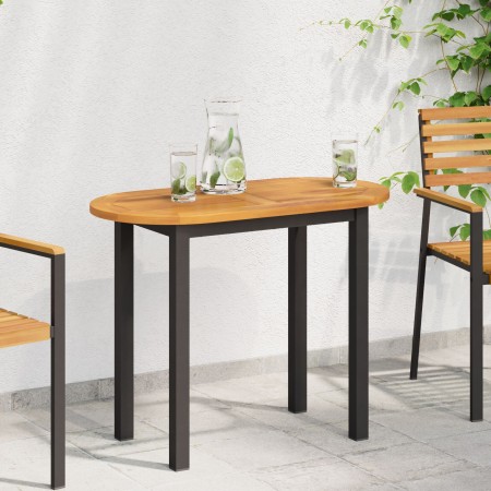 Mesa ovalada 90x45x2 cm de madera maciza de acacia by , Table tops - Ref: Foro24-4108099, Price: 44,98 €, Discount: %