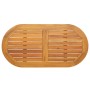 Mesa 100x50x2.2 cm Ovalada de Madera Maciza de Acacia | Foro24.es | Tu tienda online para hogar, jardín y más Foro24.es
