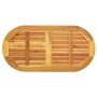 Mesa 100x50x2.2 cm Ovalada de Madera Maciza de Acacia | Foro24.es | Tu tienda online para hogar, jardín y más Foro24.es