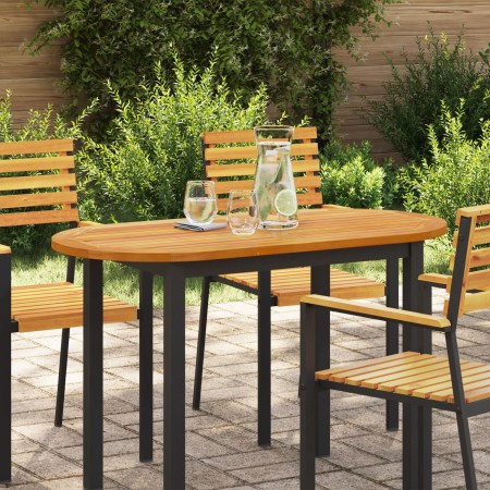 Superficie de Mesa Ovalada de Madera Maciza de Acacia 110x55x2 cm von , Tischplatten - Ref: Foro24-4108101, Preis: 61,12 €, R...