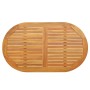 Tablero ovalado 120x70x2,2 cm de madera maciza de acacia by , Table tops - Ref: Foro24-4108102, Price: 75,82 €, Discount: %