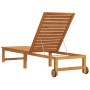 Tumbona de madera de Acacia by , Loungers - Ref: Foro24-4108106, Price: 149,54 €, Discount: %