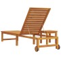 Tumbona con Mesa de Madera Maciza de Acacia | Foro24.es | Tu tienda online para hogar, jardín y más Foro24.es