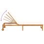 Tumbona con cojines crema en madera sólida de acacia by , Loungers - Ref: Foro24-4108108, Price: 192,86 €, Discount: %