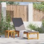 Tumbona con cojines gris claros de madera maciza de Acacia | Foro24.es | Tu tienda online para hogar, jardín y más Foro24.es