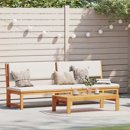 Tumbona 3-en-1 Función Madera Sólida de Acacia | Foro24.es | Tu tienda online para hogar, jardín y más Foro24.es