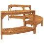 Entorno de Hidromasaje Semicircular 272x120.5x55.5 cm Madera Acacia von , Pool- und Spa-Zubehör - Ref: Foro24-4108127, Preis:...