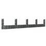 U-shaped gabion basket with 5 iron posts measuring 500x20x100 cm. by vidaXL, fence panels - Ref: Foro24-151278, Price: 126,94...