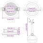 Focos empotrados 24 pcs Redondo GU10 Negro Ø91 mm | Foro24.es | Tu tienda online para hogar, jardín y más Foro24.es