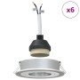 Focos Empotrados 6 pcs GU10 Redondo Ø91 mm | Foro24.es | Tu tienda online para hogar, jardín y más Foro24.es