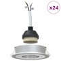 Focos empotrados 24 pcs redondo GU10 plata Ø91 mm | Foro24.es | Tu tienda online para hogar, jardín y más Foro24.es