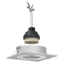 Focos empotrados 24 pcs Cuadrados GU10 Plata 91x91 mm | Foro24.es | Tu tienda online para hogar, jardín y más Foro24.es