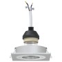 Focos empotrados 24 pcs Cuadrados GU10 Plata 91x91 mm | Foro24.es | Tu tienda online para hogar, jardín y más Foro24.es